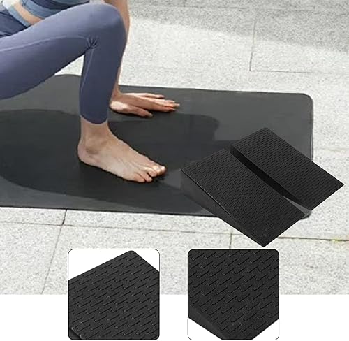 Miniatura 3 de Colaxi Espuma Yoga Cuña Bloque Slant Board Culturismo Deportes Fitness Reposapiés Cojín Entrenamiento Profesional Becerro Estiramiento Antideslizante