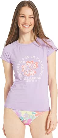 Billabong Women's UPF 50 Short Sleeve Rash Guard Sun Tee