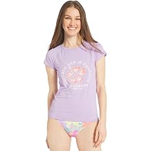 Billabong Womens Swimwear UPF 50 Short Sleeve Sun Tee Rash Guard Shirt