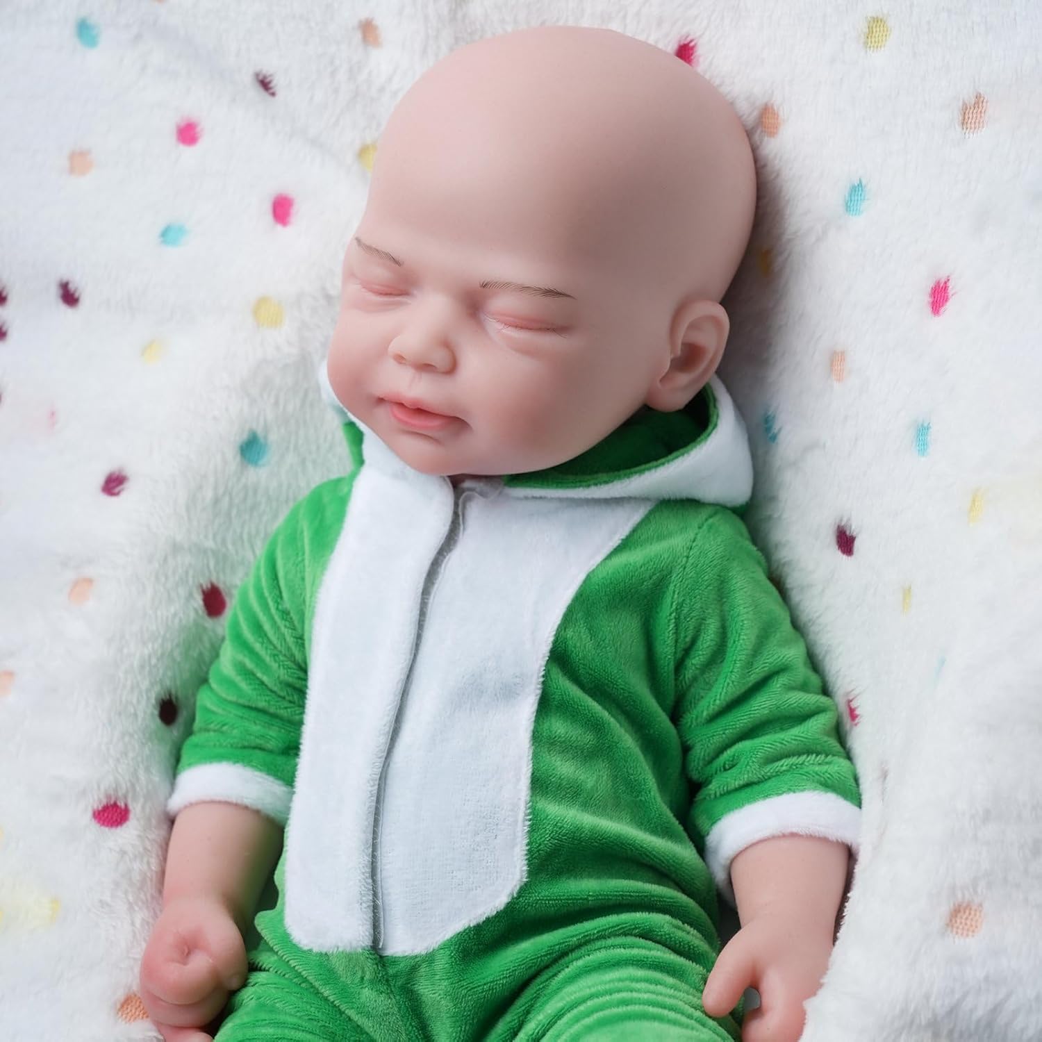AISITE Full Silicone Baby Doll Girl with Drink and Pee - 18 inch Realistic Reborn Baby Dolls Silicone Full Body Baby, Birthday Gifts for Girls and Boys Age 6+
