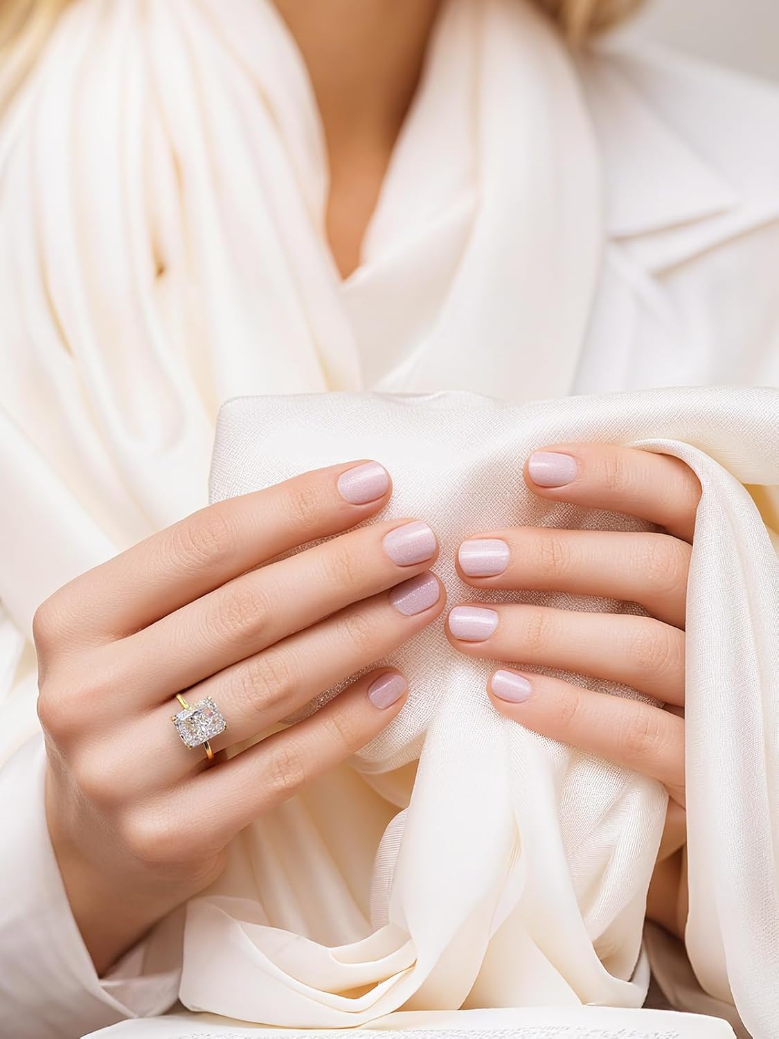 4CT Radiant Cut Engagement Rings for Women - 18K Yellow/White Gold Plated 925 Sterling Silver Wedding Promise Rings for Her, Solitaire Diamond Ring for Vacation, Travel, Daily Wear - Image 3