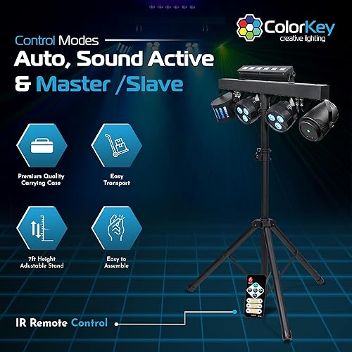 Miniatura 3 de ColorKey PartyBar FX, negro (CKU-3030)