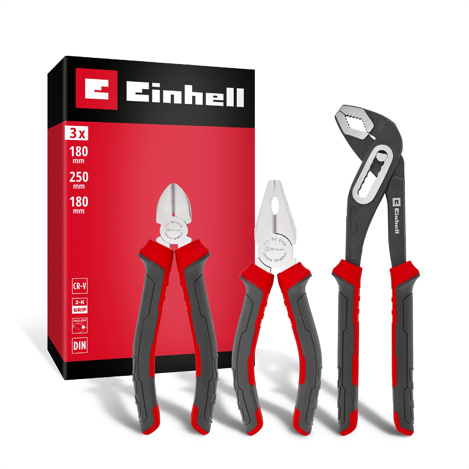 Einhell 3-Piece Pliers Set