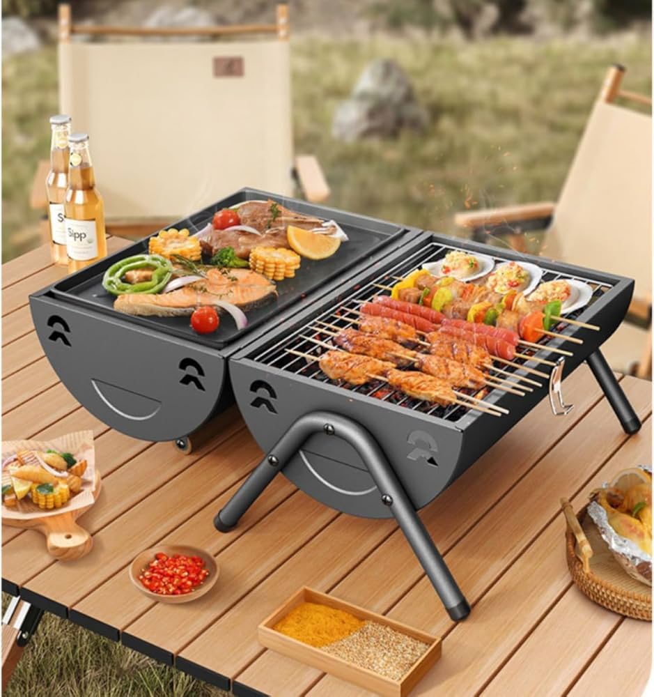 Amazon | Molioon 焚き火台 キャンプ 薪グリル 炊き火台 炭焼き