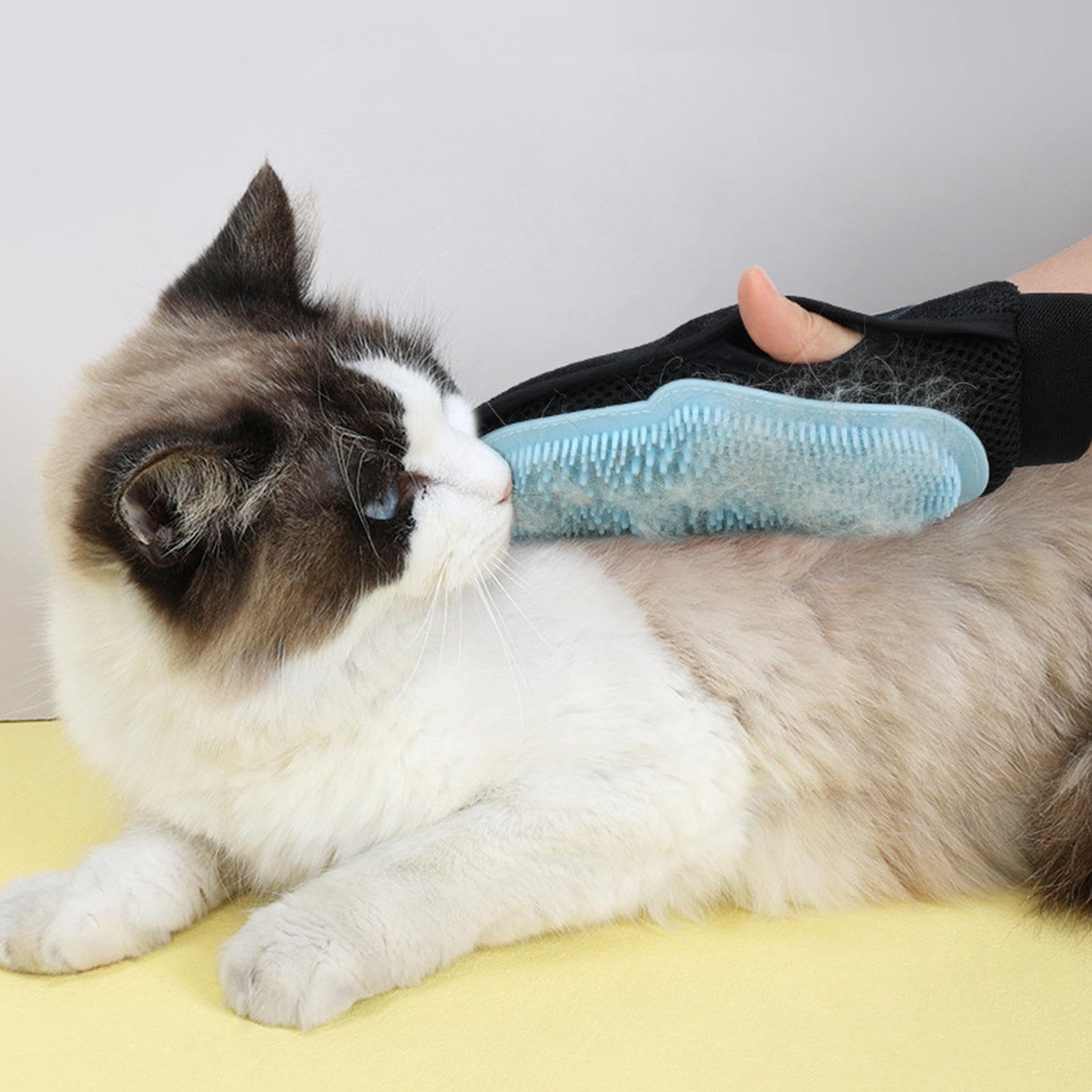 Pet Grooming Gloves, Pets Hair Remover Mittens, Dog Brush Glove, Soft Comb Design, Dog Wash Gloves, Grooming Mitts For Shedding, Bath Supplies For Pet Massaging And Grooming