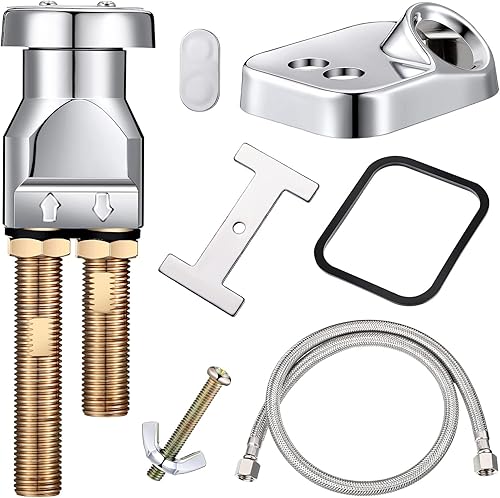 Kit de interruptor de vacío para champú, tazón de tazón, grifo de salón de belleza, piezas de fregadero de champú para repuesto (14 piezas)