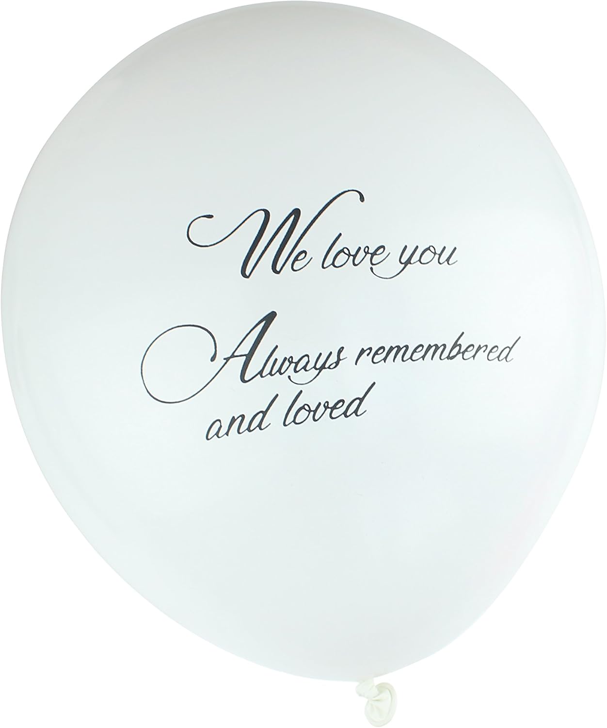 Qurly 36 pieces White Remembrance Condolence Memorial Death