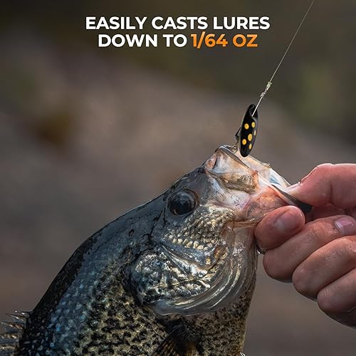 Miniatura 2 de KastKing Zephyr Finesse Fishing Rods – BFS Baitcasting & Spinning Rods, IM6 Graphite, Extra Twin-Tip, 2pc & 3pc Travel Design, Ultra-Light Lure