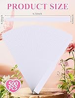 Vista 2 de 500 tiras probadoras de perfume, tiras desechables para probador de fragancias, tiras de prueba de aceites esenciales, tarjetas, papel de fragancia