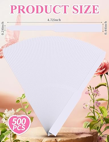 Miniatura 2 de 500 tiras probadoras de perfume, tiras desechables para probador de fragancias, tiras de prueba de aceites esenciales, tarjetas, papel de fragancia