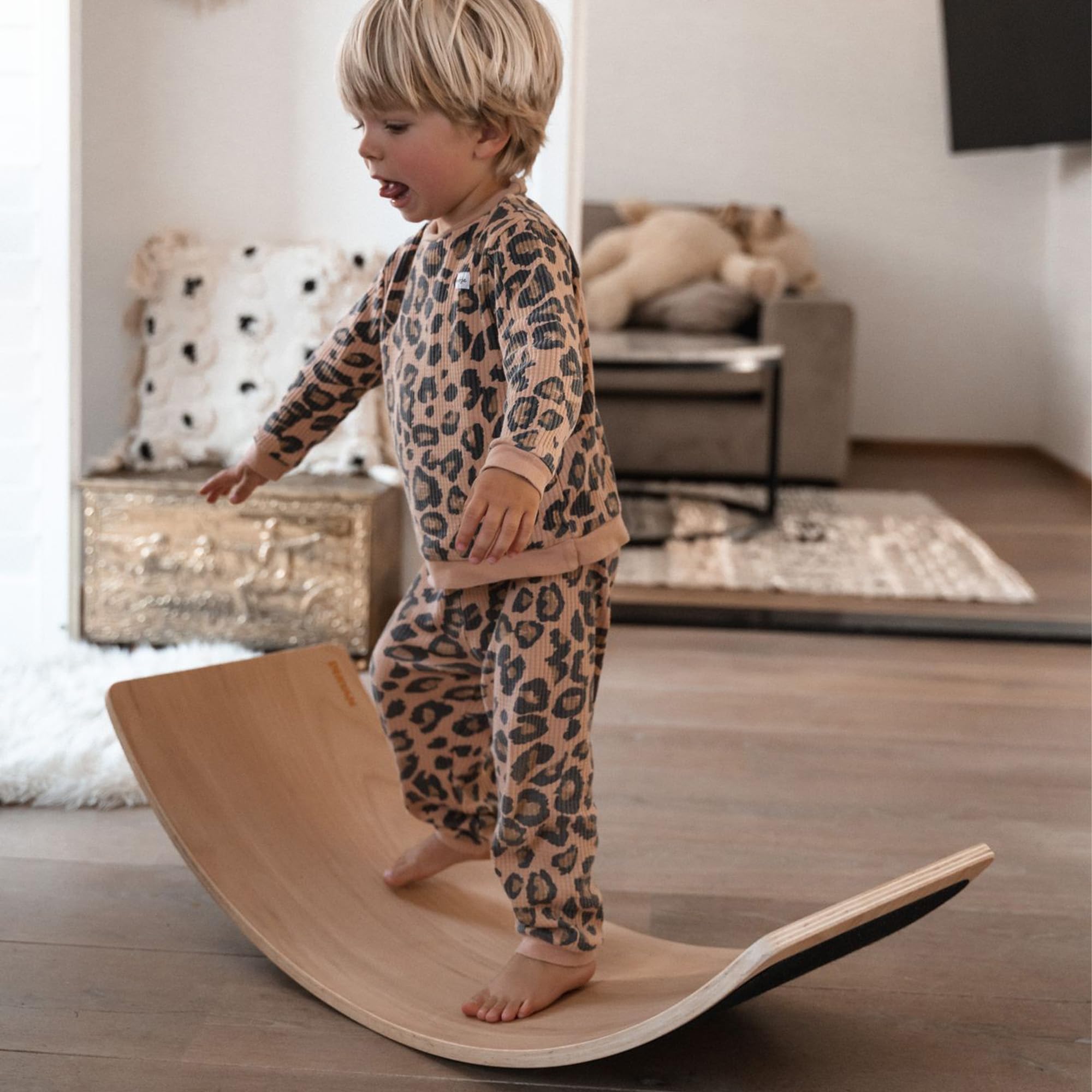 Deryan Balance Board Aus Holz Für Kinder