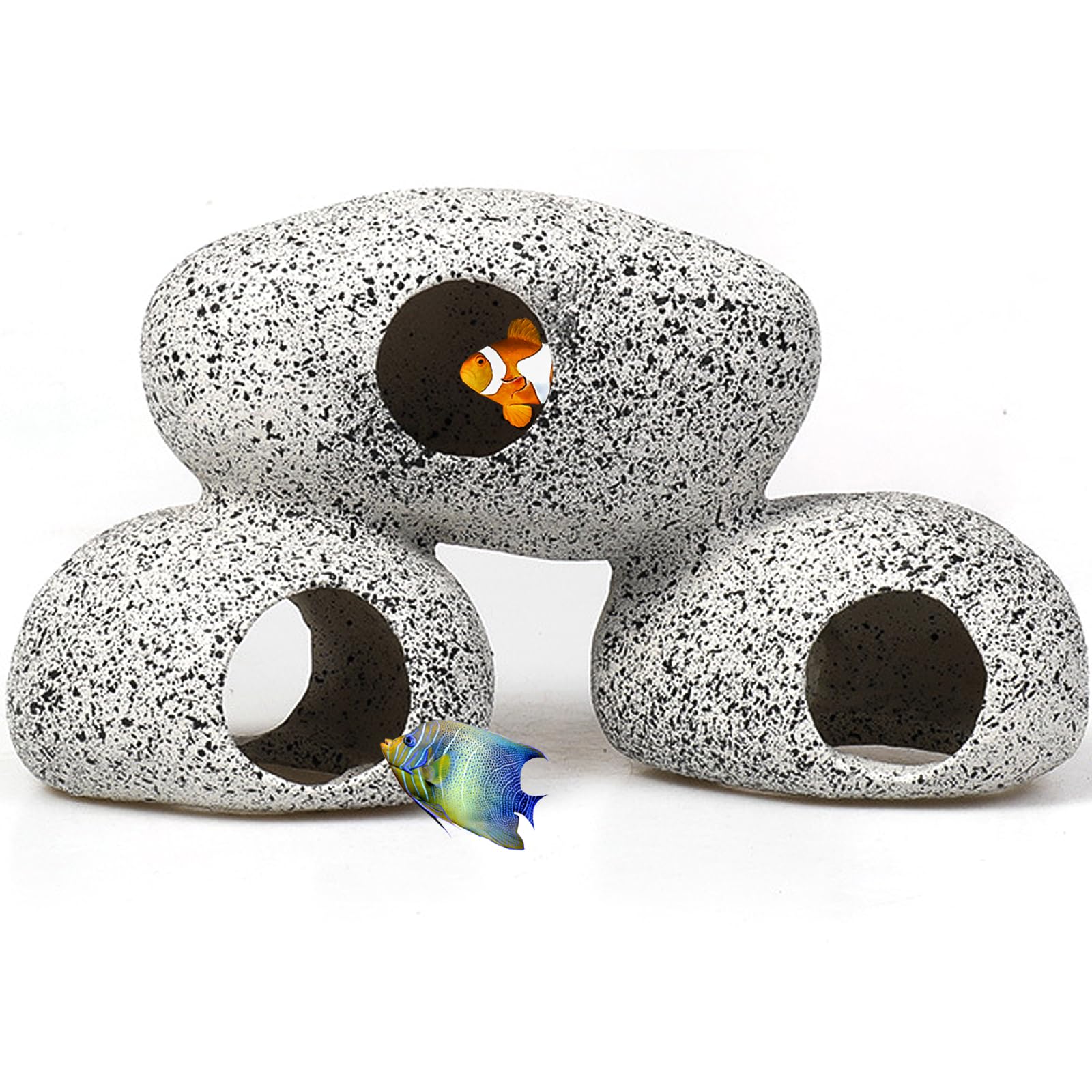 Qidures Grotte Pour Aquarium, 10x5 Cm Grotte À Crevettes