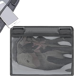 カーシート タブレット ホルダー,シートバック用タブレットタッチスクリーン収納バッグ - カーシート オーガナイザー 収納ポケット,旅行 車両 キャンピング ロードトリップ 日常 通勤 運転 用 アクセサリー