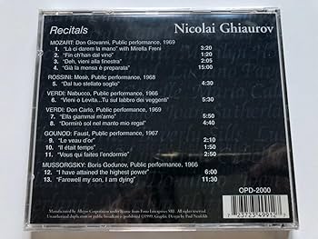 Evening with Nicolai Ghiaurov: Ghiaurov, Nicolai: Amazon.ca