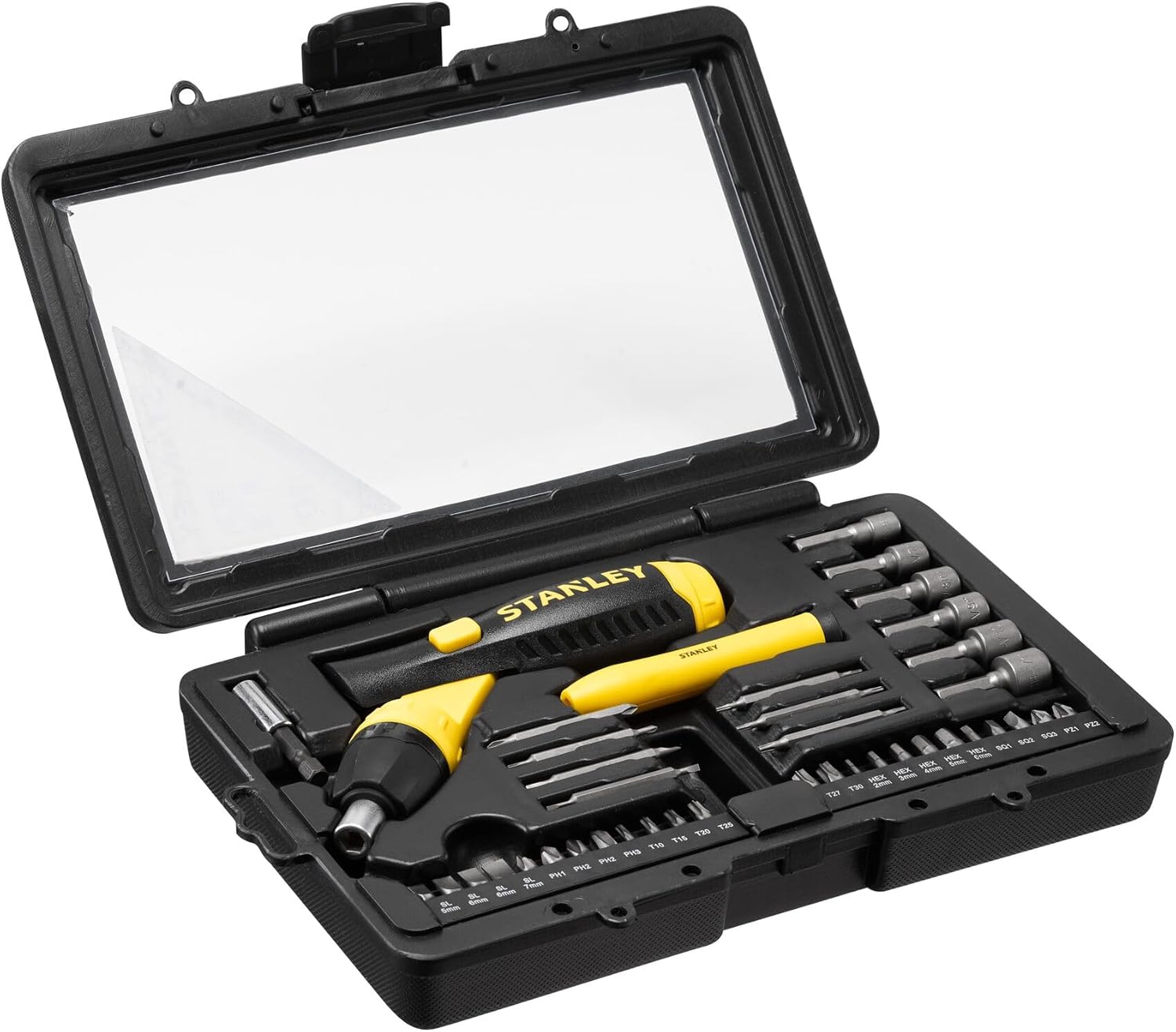 Stanley 0-63-038 Pistol Grip Screwdriver Set (40-piece), Multicolor