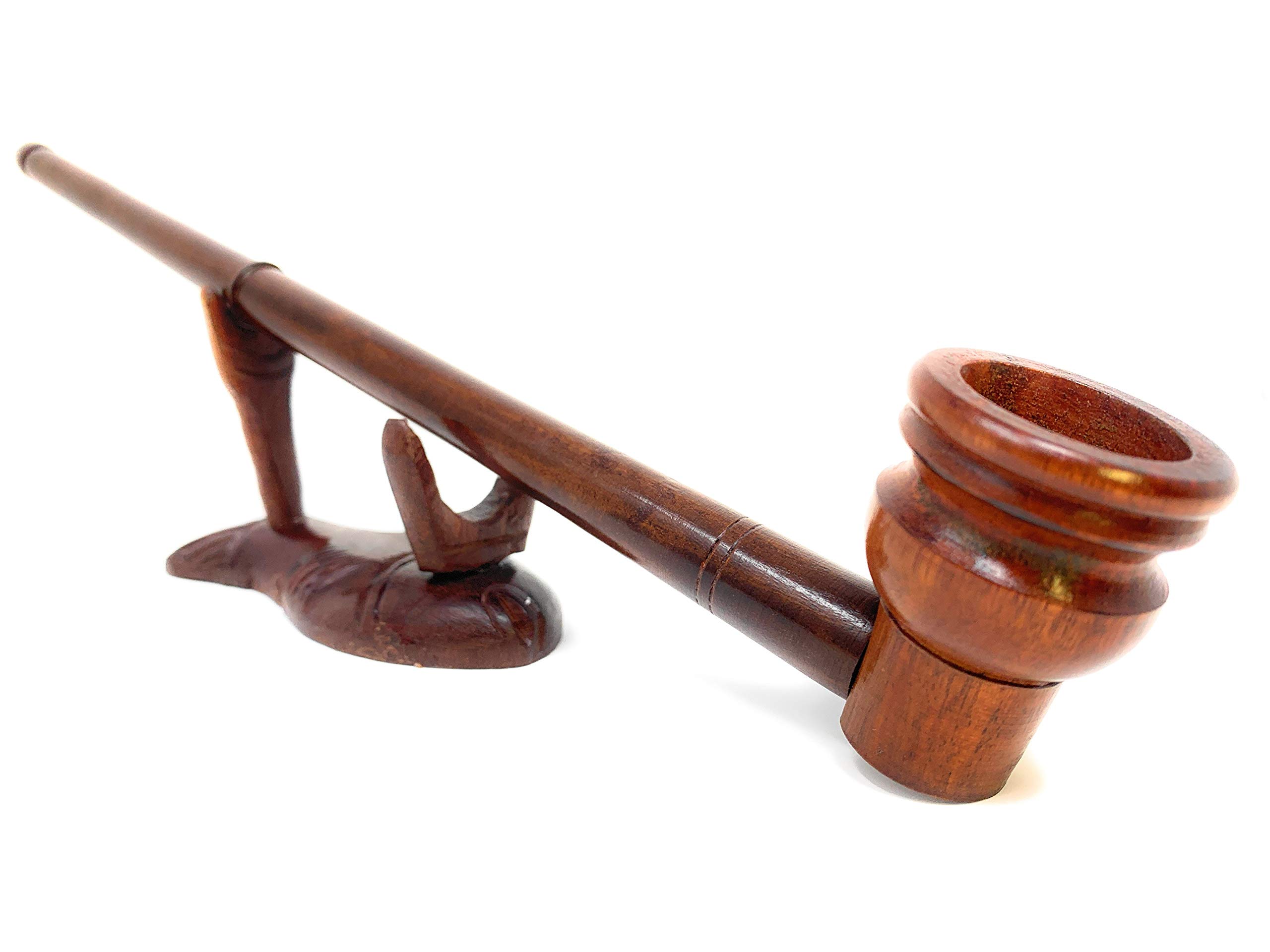 Briar Pipe for Smoking Tobacco Churchwarden Pipe Wizard Wooden Pipe