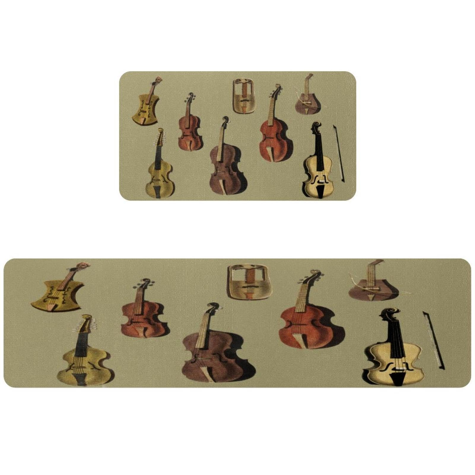 Tapis de cuisine antidérapant lot de 2 pour couloir et buanderie