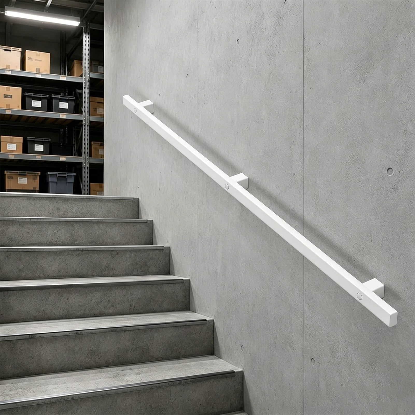 Stairs Handrail Staircase Banister Hand Rails for Indoor Outdoor Corridor(11ft/330cm)