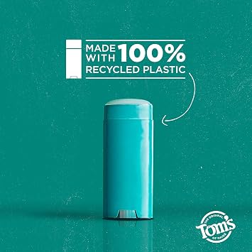 Tom's of Maine Natural Long-Lasting Deodorant Stick Lavender 2.25 Oz (Pack of 5)