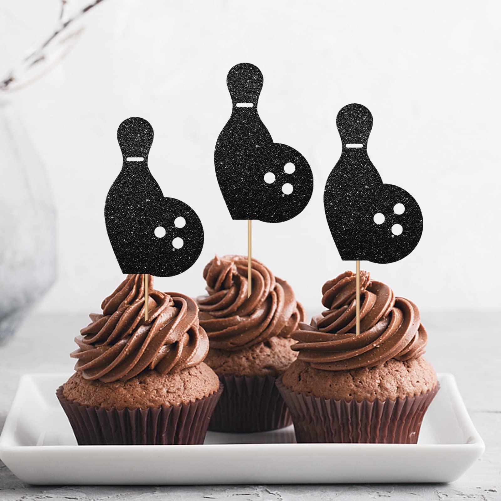 ZHUOWEIS Lot De 24 Décorations De Cupcakes En Fore De Notes De