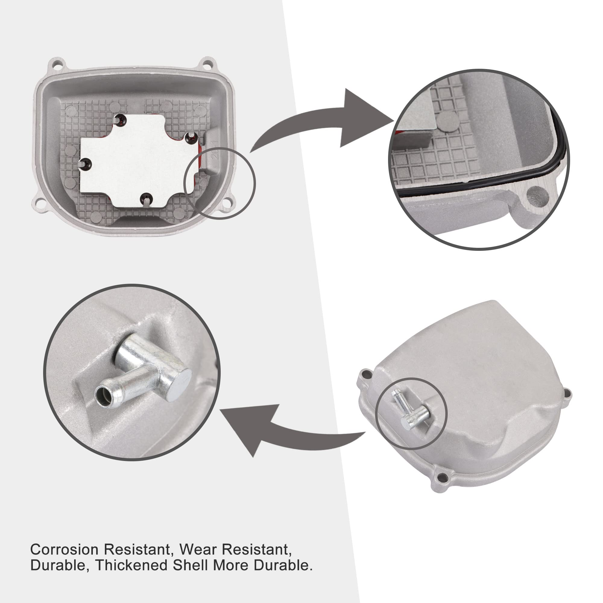 GOOFIT Coperchio Testata Valvole Per Scooter GY6 125cc 150cc - Ricambio Per Motori 4 Tempi Cinesi, ATV, Go Kart - Foto 9