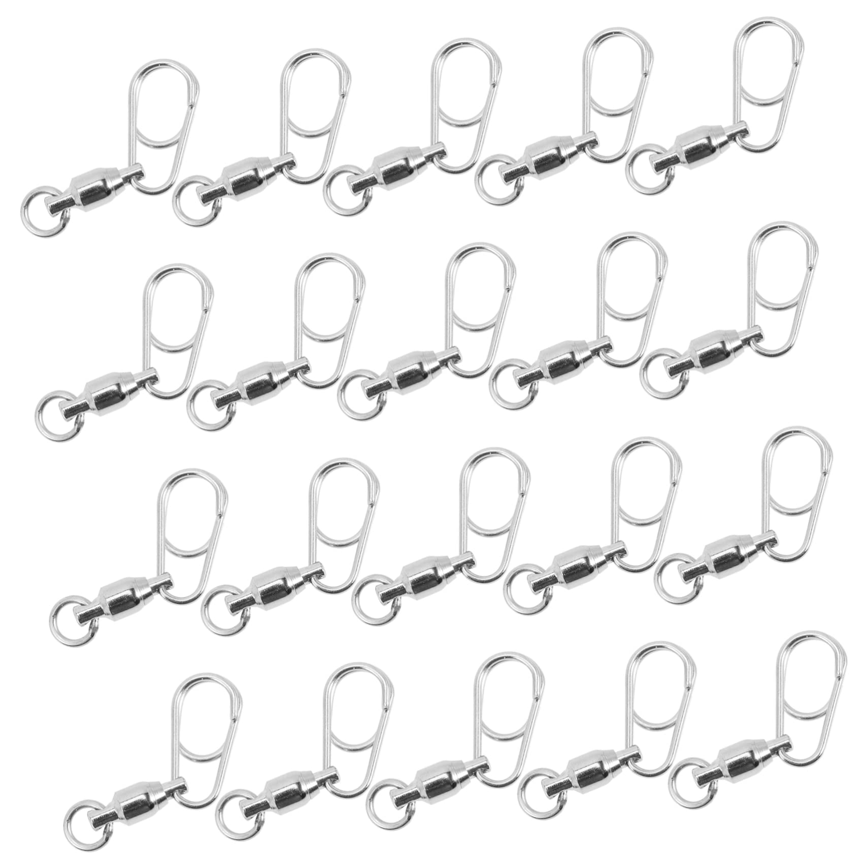 Sosoport 90 Pezzi Otto Figure Anello Connettore Anello Wired Girelle A Scatto Attrezzatura Da Pesca Attrezzi Da Esterno Esche Da Pesca Girelle Anello Strumento Accessori Per La Pesca Sfera