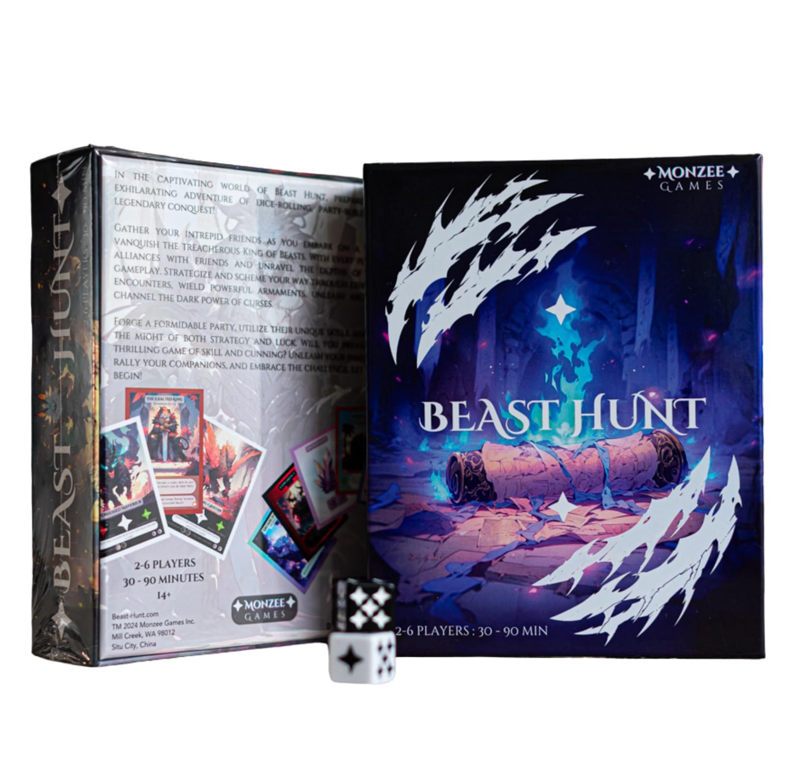 Beast Hunt - Choose a Champion, Assemble a Party of Heroes, and Set Off on Your Quest to Defeat The King of Beasts! 2-6 Players (Base Edition)