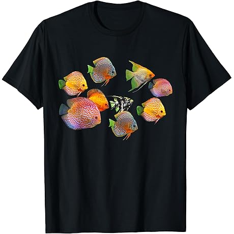 Discus Fish Underwater Sea Funny Ocean Fishes Shirt