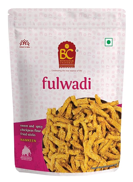 Bhikharam Chandmal – Fulwadi – Rajasthani Namkeen – Sweet and Spicy Mixture – 190Gm Pack of 1 at Rs. 89