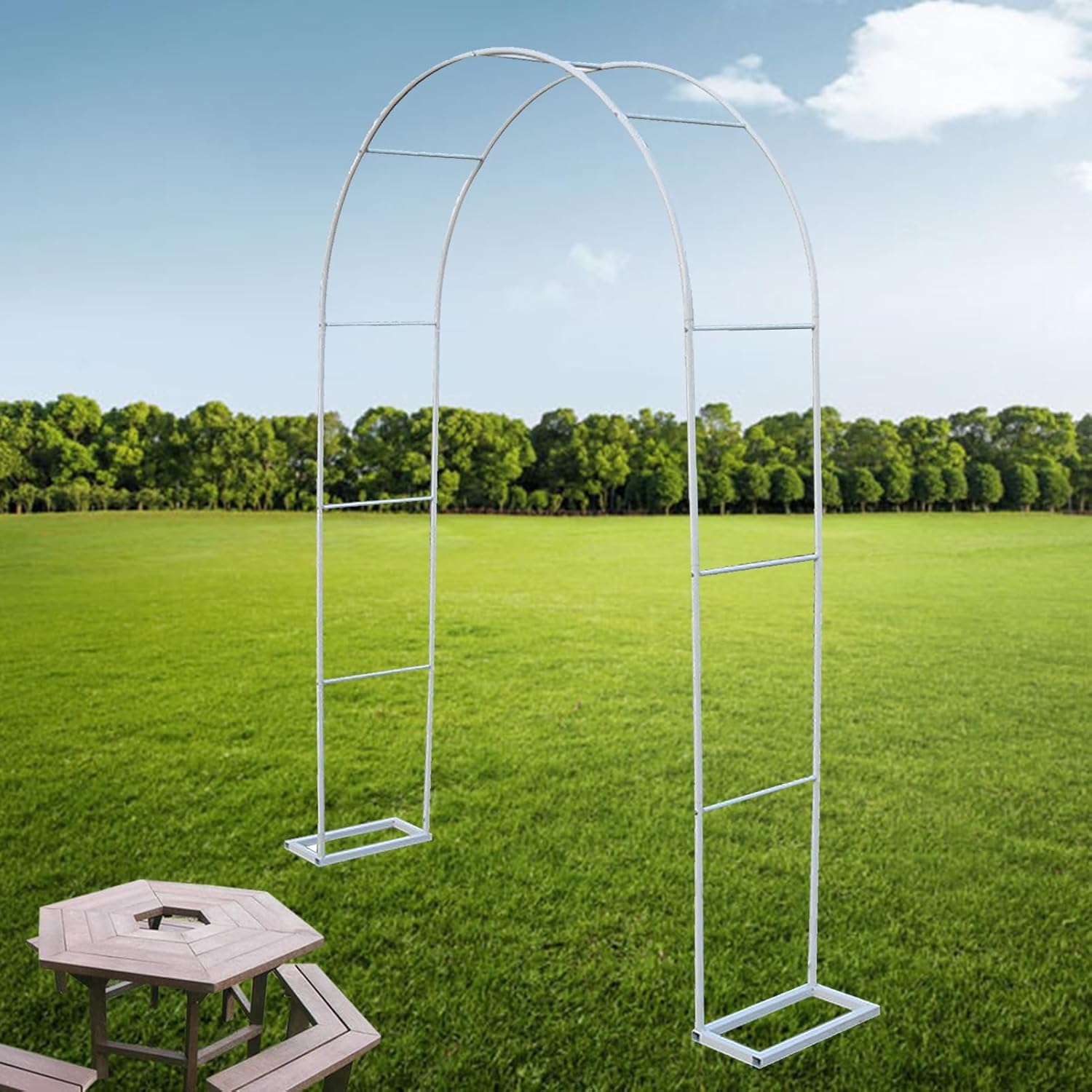 Garden Rose Arch, Iron Art Garden Arbor, Garden Arches for