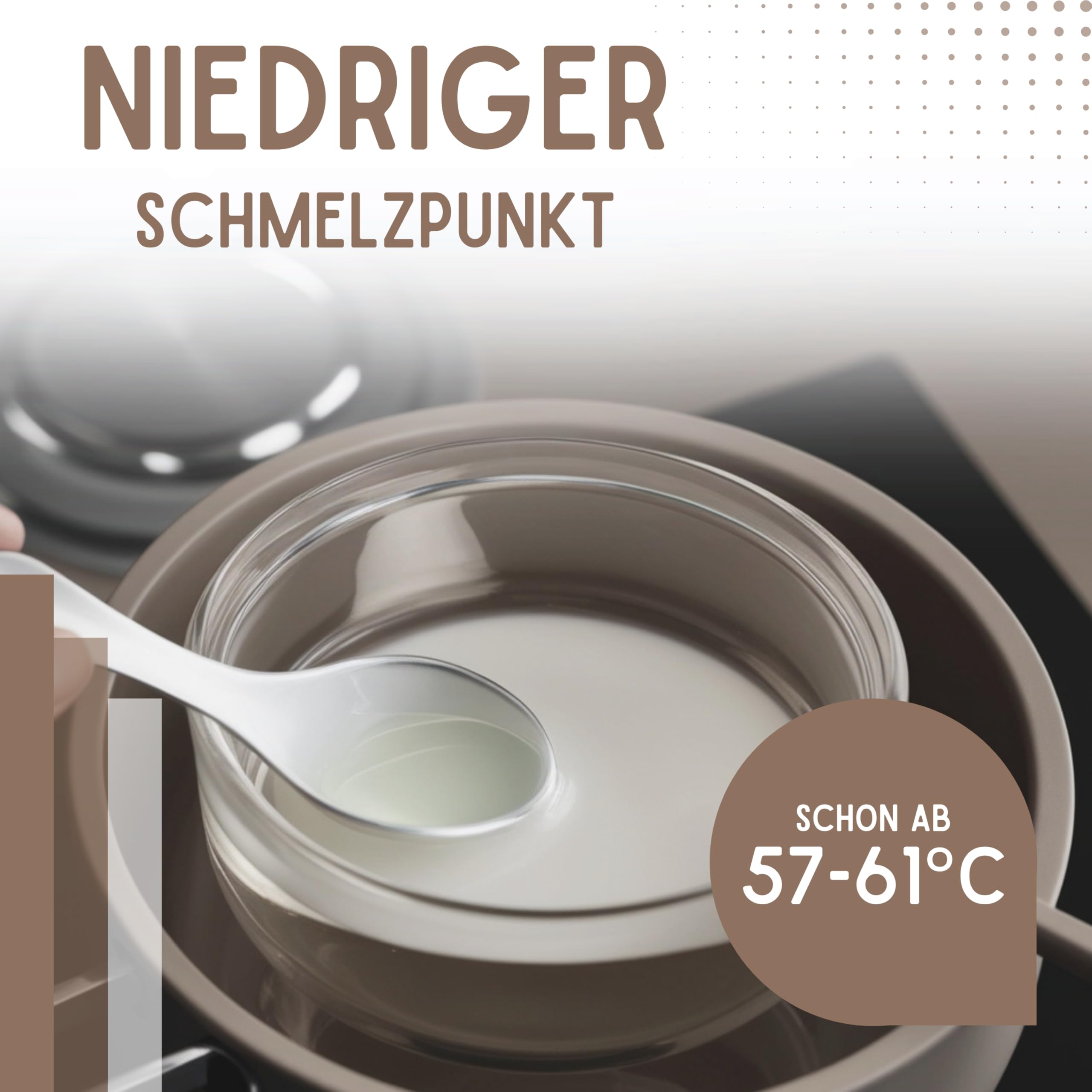 TFC Rapswachs 10kg - Premium Kerzenwachs zum Gießen und Gestalten - Ideal für Duftkerzen und DIY Kerzen Sets - Biologisch Abbaubar