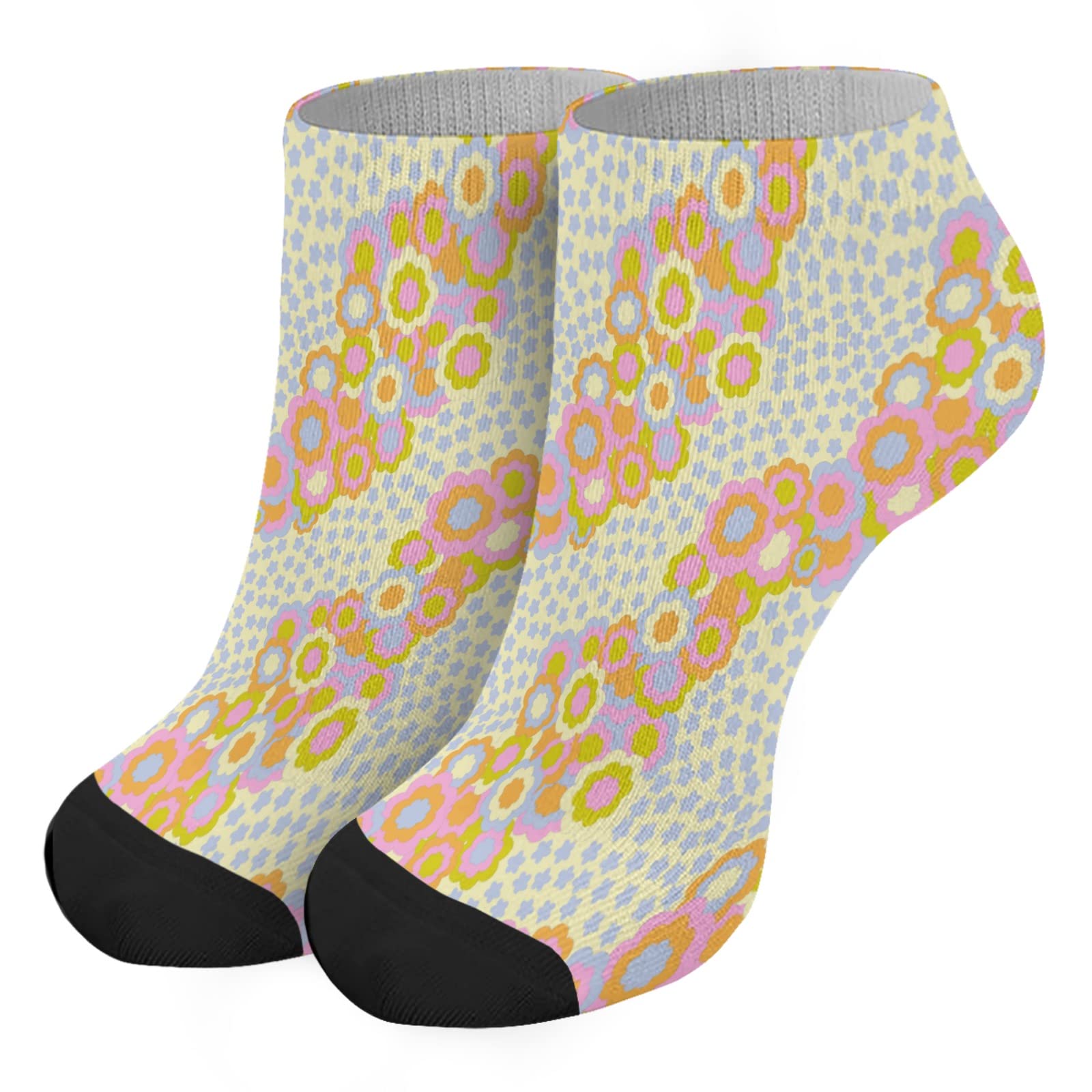 devorCrew Socks Liner Men's Sock Short Boot Sock Trendy Cute Mushrooms Funny Mushrooms Magic Mushrooms Plant Forest Crew Length Sock for Girl