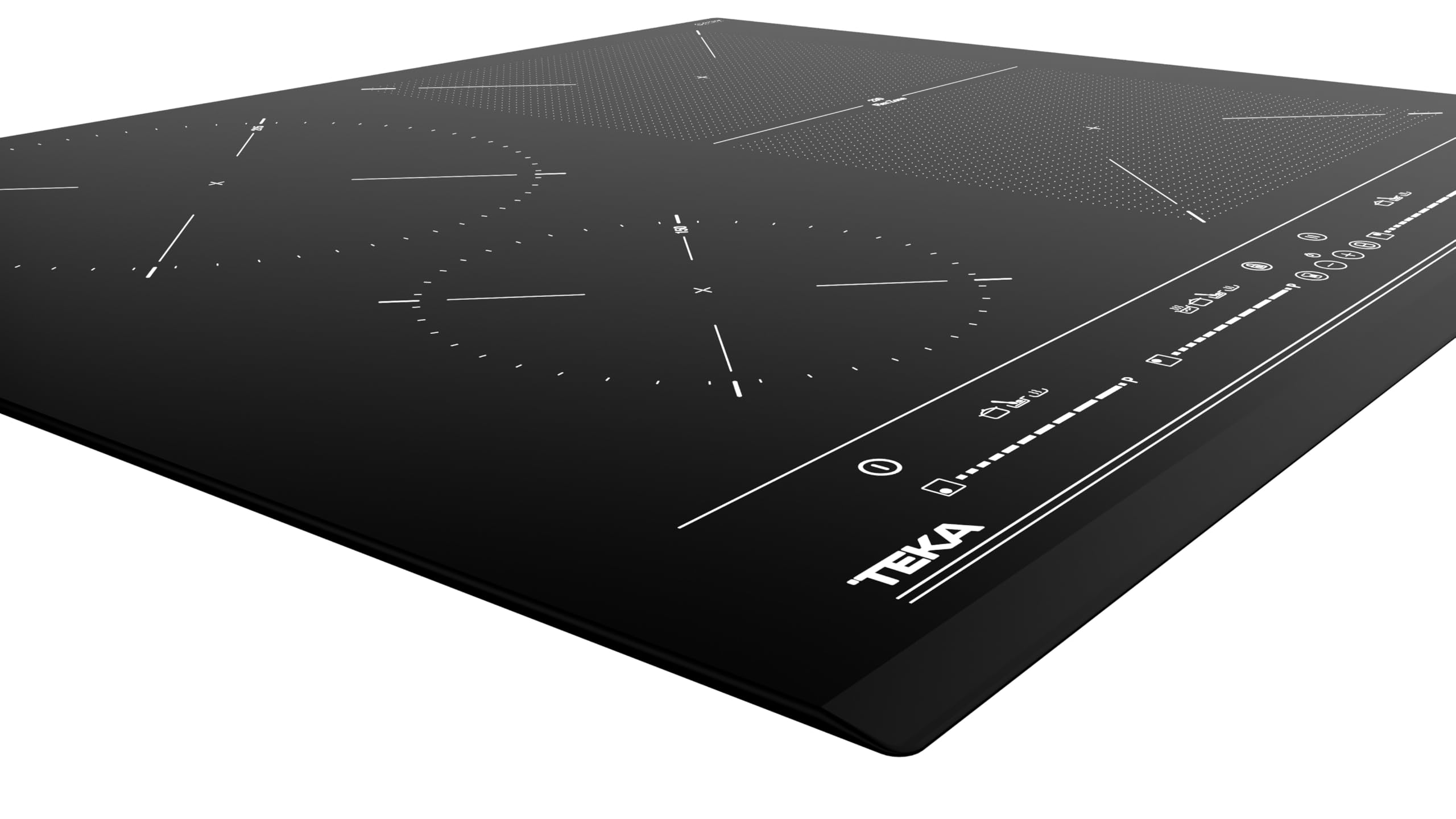 Teka 112510019, Piano cottura a induzione, 60 cm IZF 64440 BK MSP, Black glass