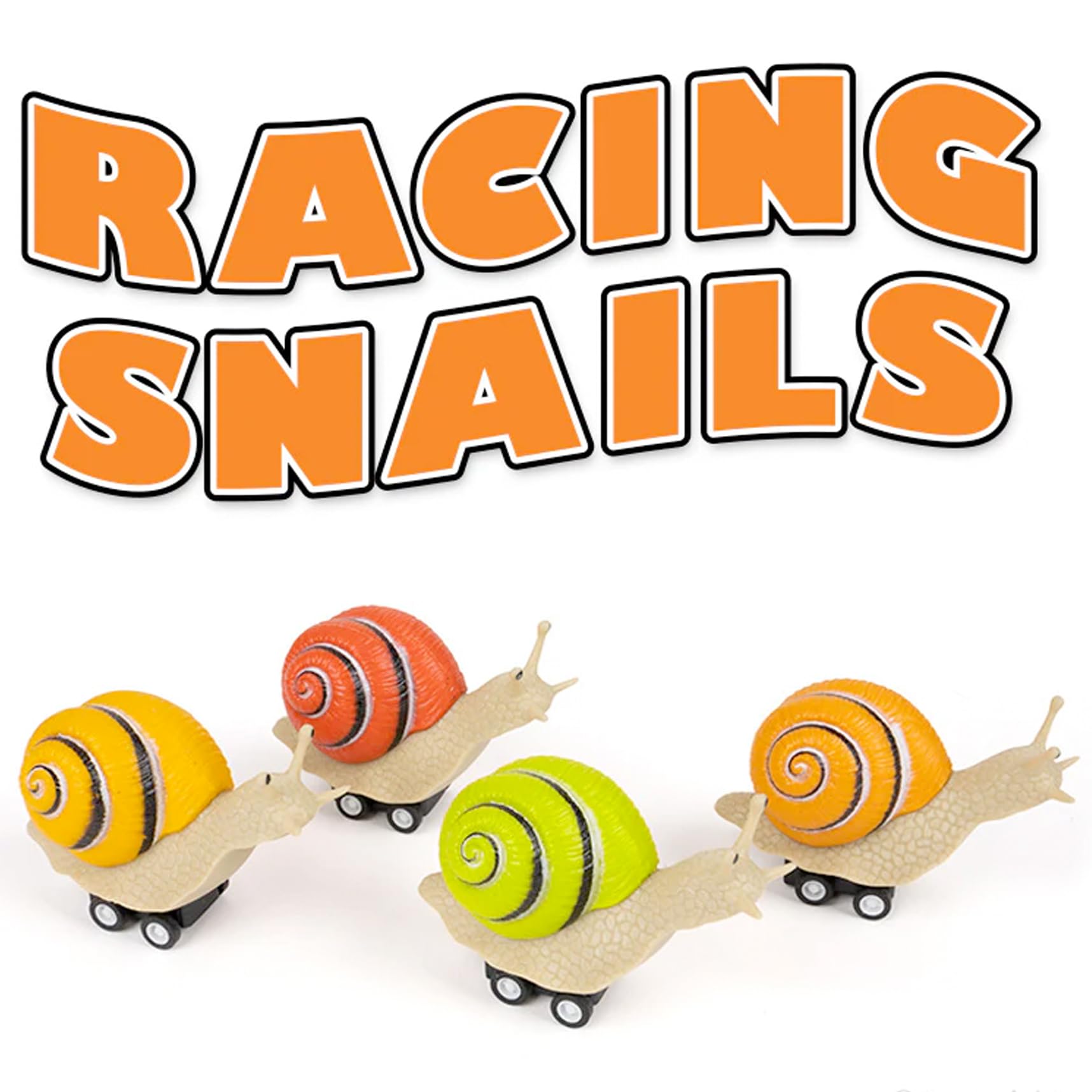 Amazon.com: Accoutrements Archie McPhee Racing Snails - On Your