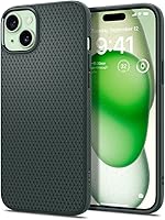 Vista 51 de Spigen Liquid Air - Funda diseñada para iPhone 13 Mini (2021), color negro mate