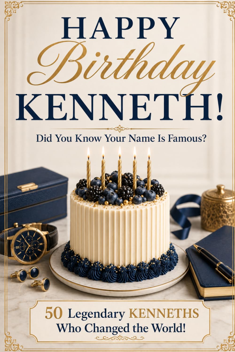 Happy Birthday, KENNETH! Did You Know Your Name Is Famous?: 50 Legendary Kenneths Who Changed the World