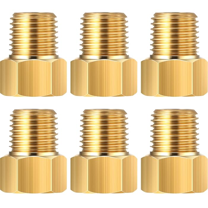 Buy 6 Pieces 1/4 Inch Male NPT x 1/4 Inch Female Inverted Flare Propane