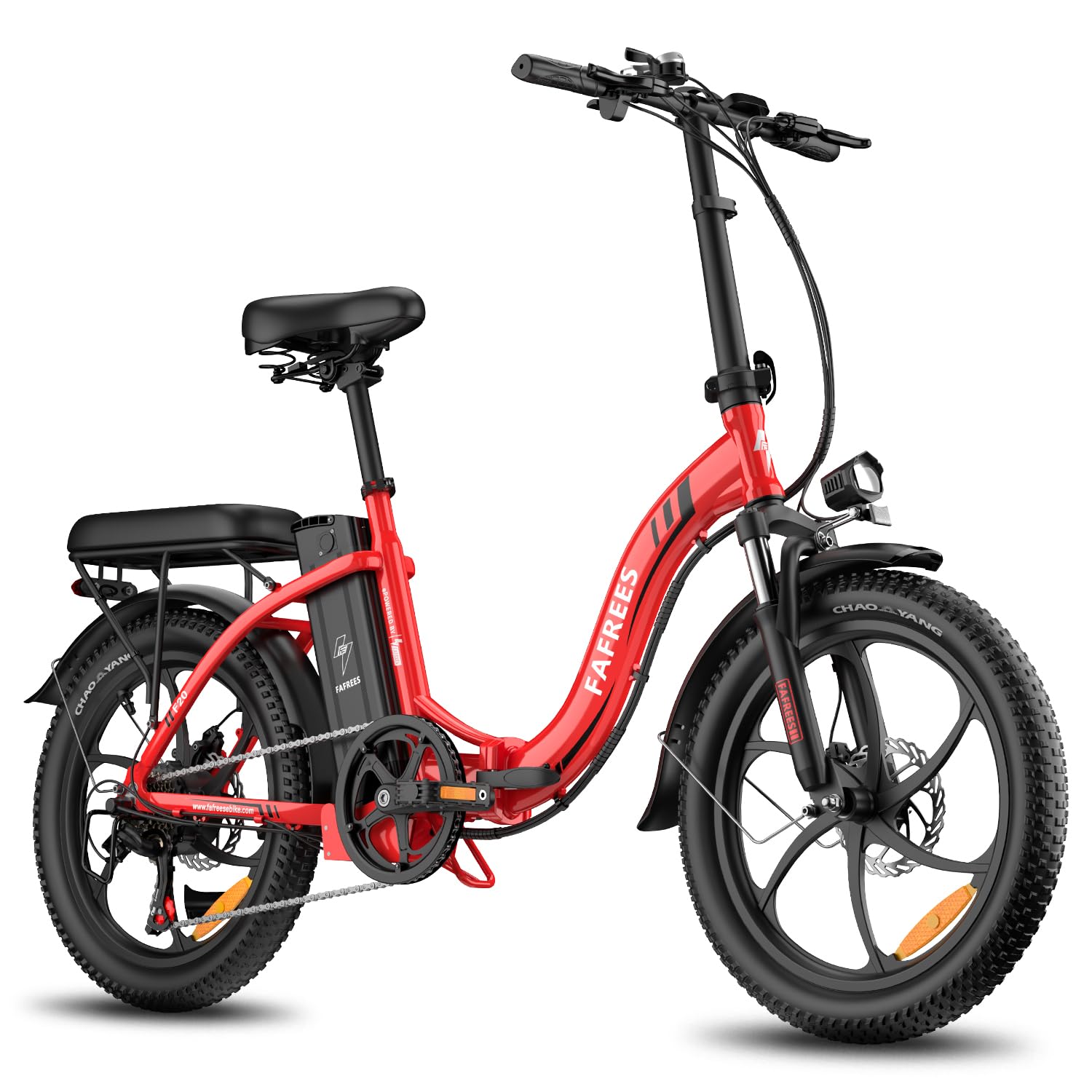 cysum F20+ Bici elettrica donna uomo, 20 pollici pieghevole bicicletta elettrica, batteria al litio da 36 V e 20 Ah, motore da 250 W, 25 km/h