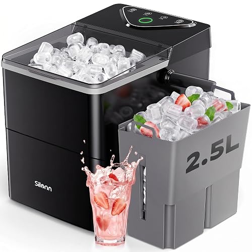 Silonn Countertop Ice Maker, Ice Makers Countertop with 2.5L Expandable