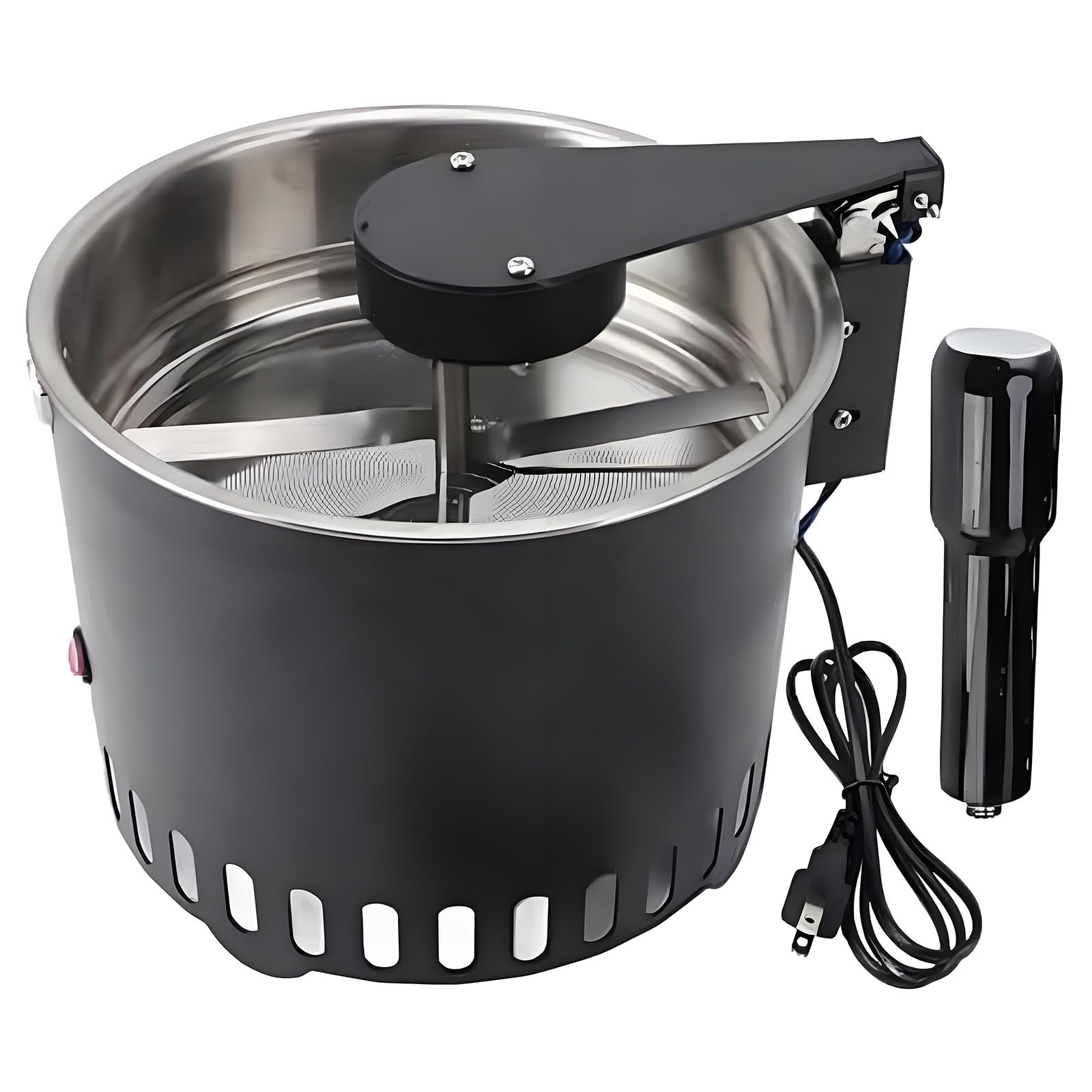 Enfriador de granos de café eléctrico de 24cm con bandeja de 240mm y malla de 5mm