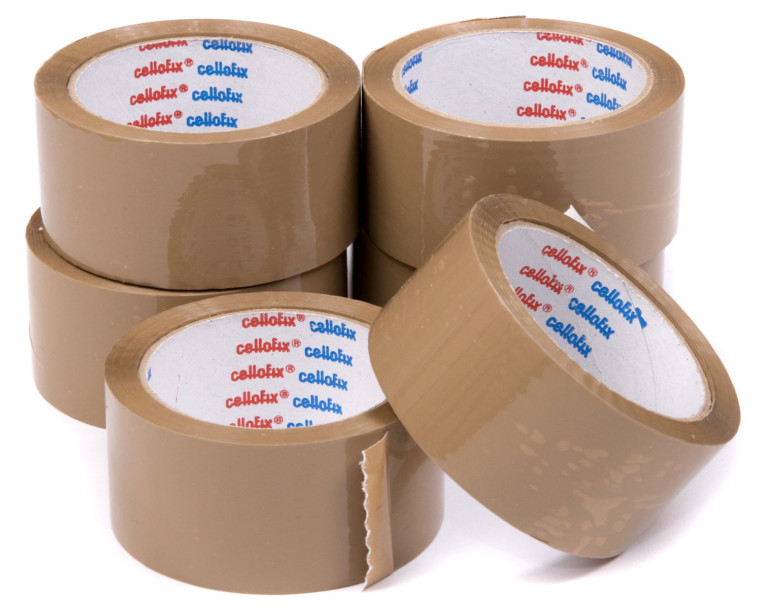 bag it Paper Tape Parcel / Packaging Cellofix Brown / Buff Low Noise - 1 Roll