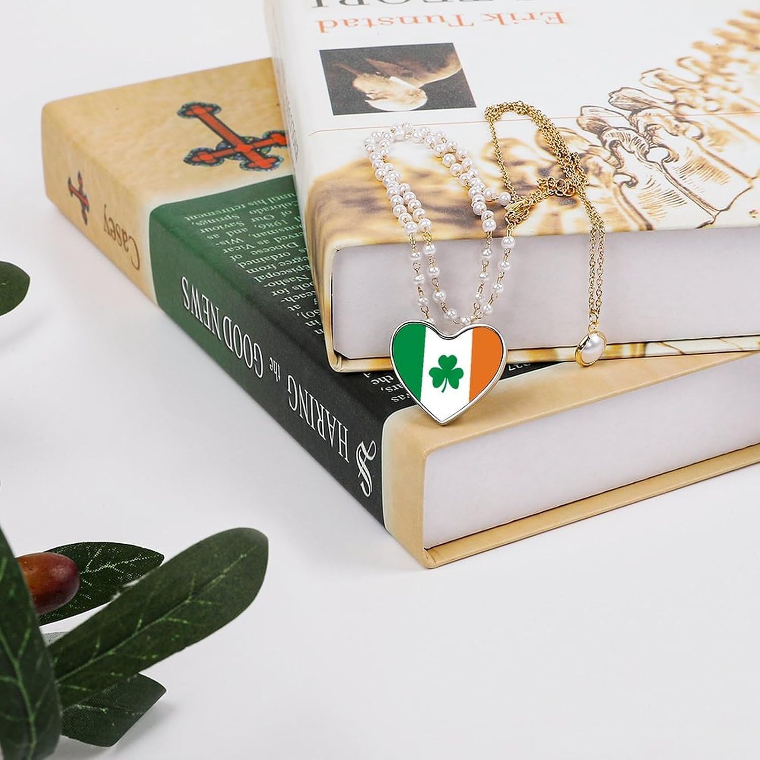 Happy Irish Holidays Badges Heart with Button Design, Personalized Picture Pin Brooches, Heart Badge Holders for Decorate Hat Shirt Clothing Bag Accessories image 5
