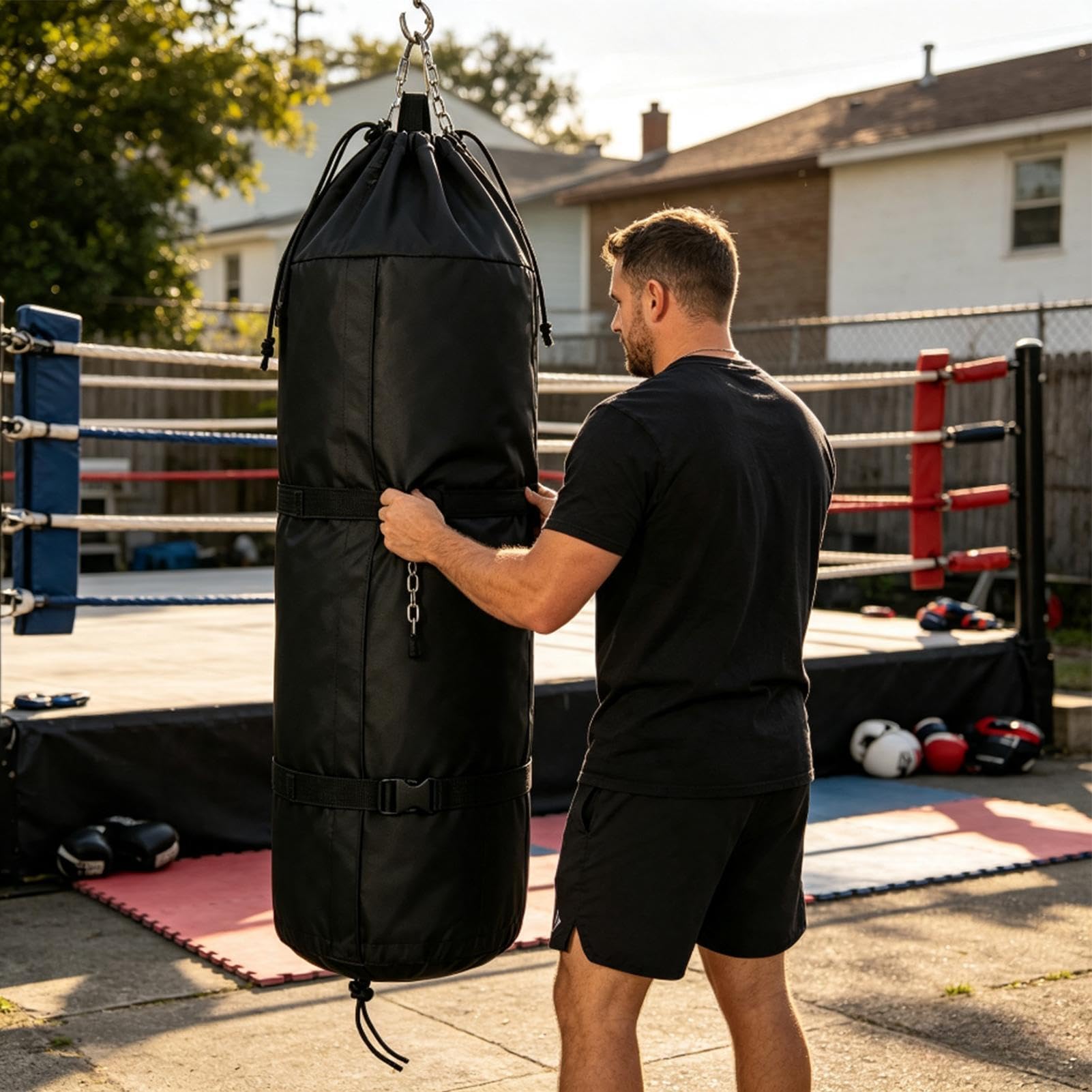 Copertura Esterna per Sacco da Boxe Protettore Impermeabile In Tessuto