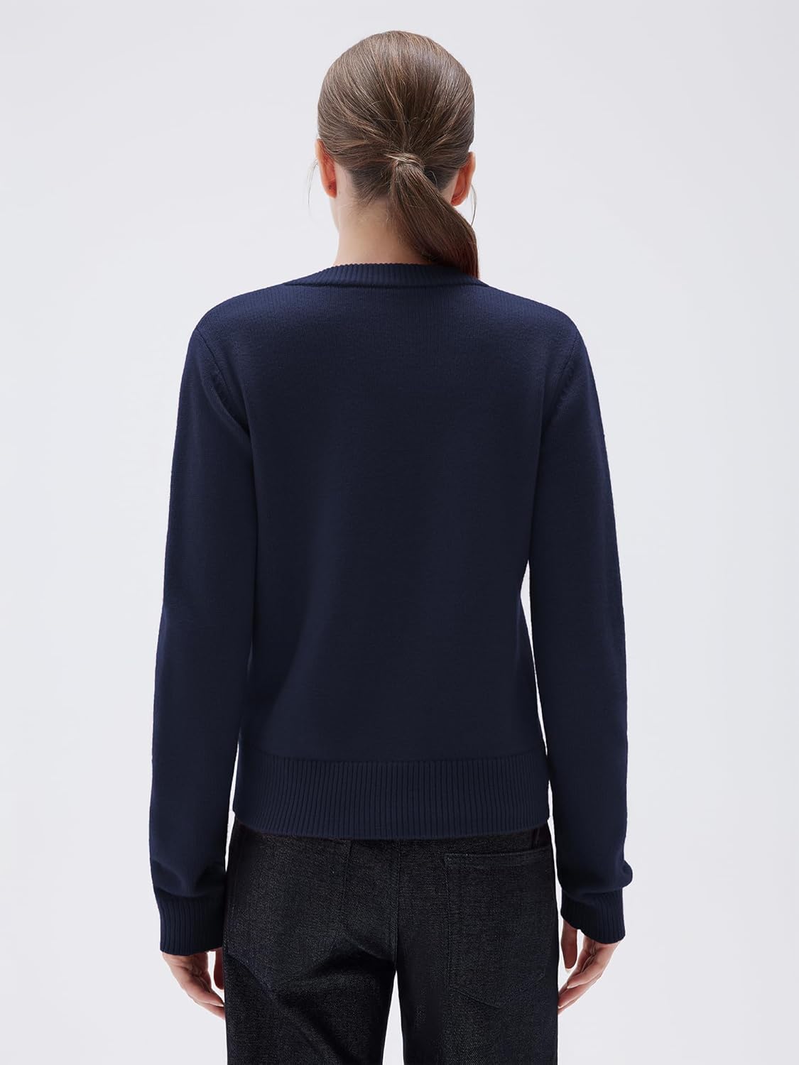 SUUKSESS Women Chunky Cashmere Blend Cardigan Sweaters Trendy Fall Fashion Button Up Long Sleeve Knit Outfits - Image 3