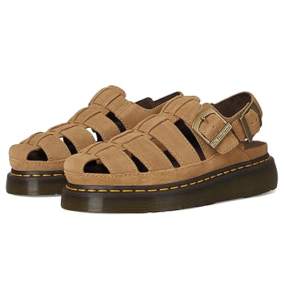 Dr. Martens Wrenlie Wedge Shoes Savannah Tan