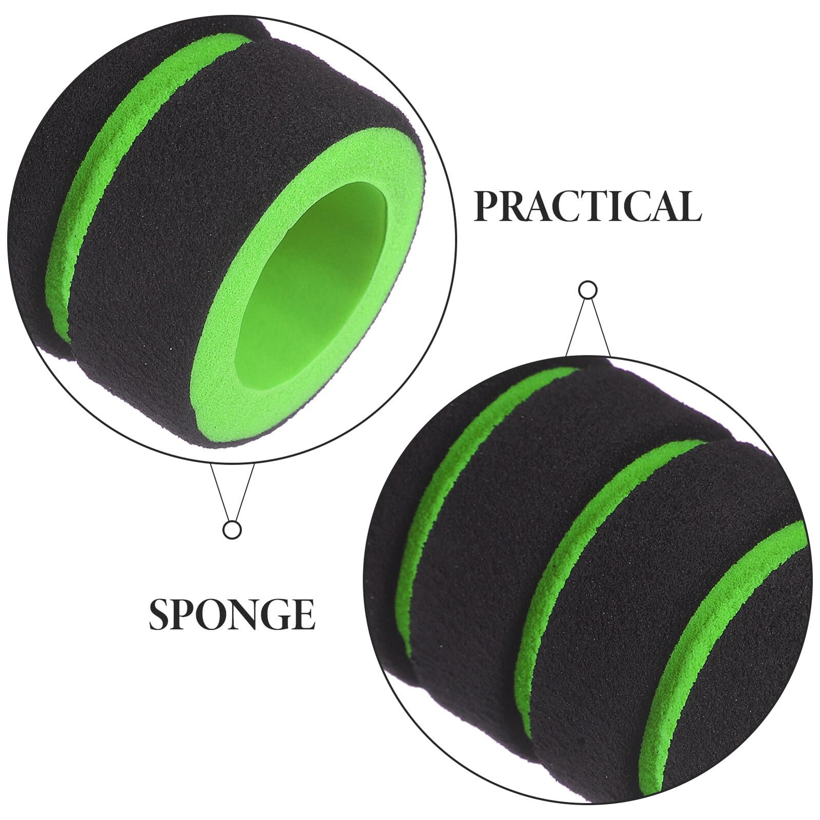 Fasce Antiscivolo per Pagaie da Kayak in Spugna Colorata 22 Cm, Protezioni Mani Ammortizzanti 2 Paia, Accessori per Kayak per Protezione e Comfort Durante la Navigazione