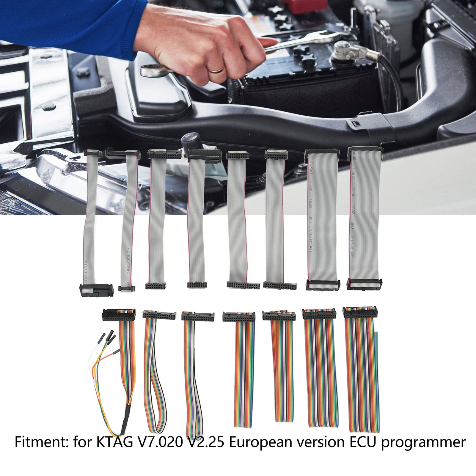 Pilipane ECU Programmierer Kabel Set - 8-teiliges Tuning Kit Für KTAG V7.020