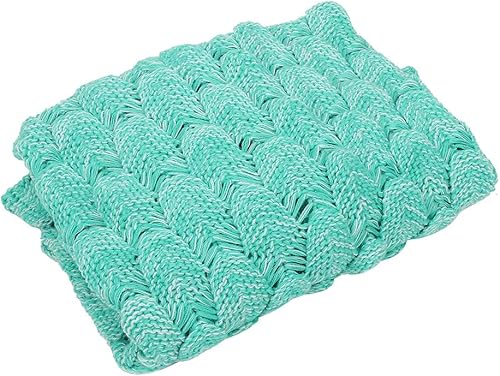 Miniatura 4 de AmyHomie Manta de Cola de Sirena, Manta de Sirena para Niñas para Niños, Saco de Dormir Suave de Crochet, Regalo de Sirena para Navidad
