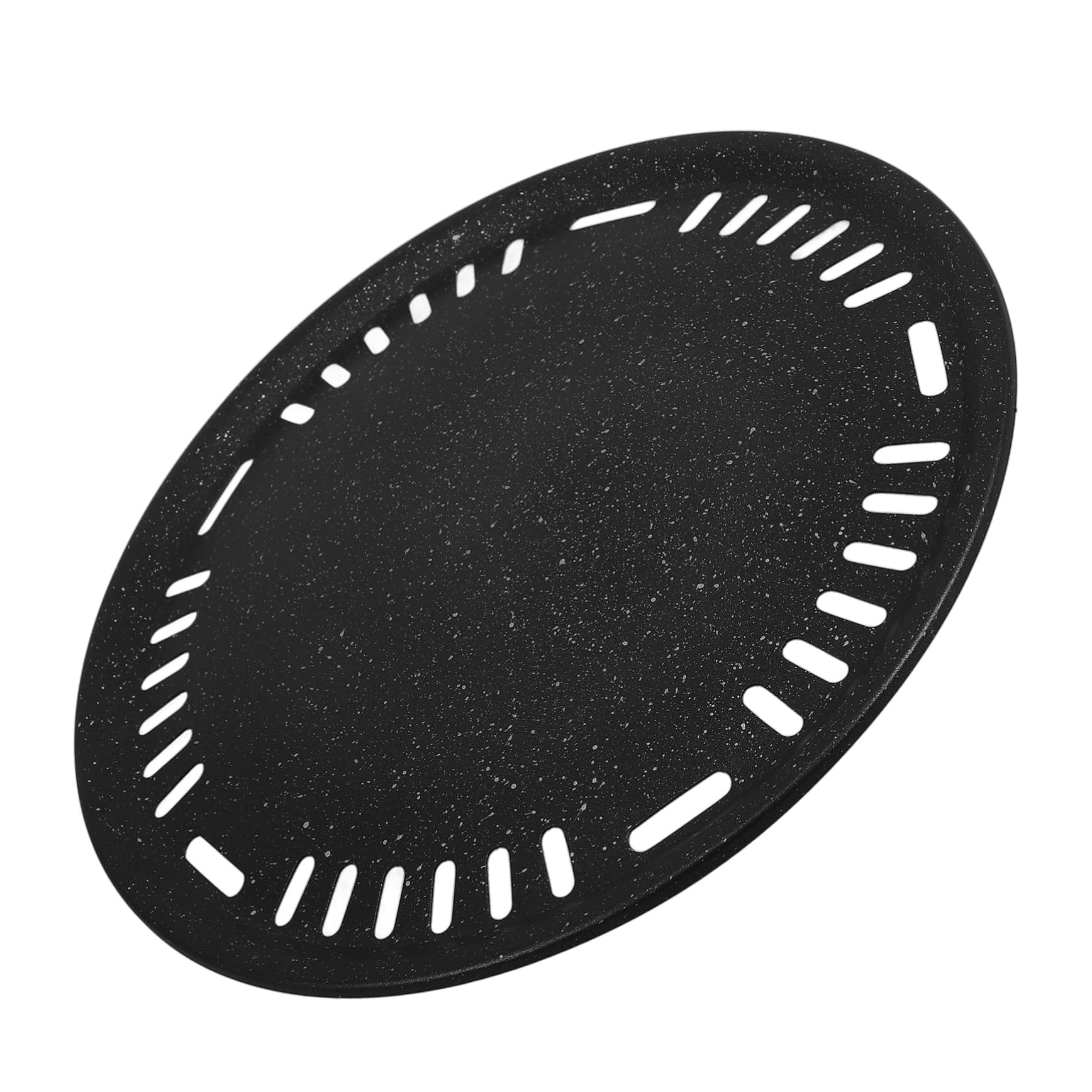 Unomor Nonstick Round Grill Pan for Frying and Grilling Stoneware Skillet for Indoor and Outdoor Cooking for Pancakes and Eggs