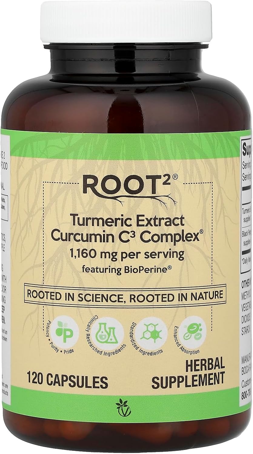 Vitacost Turmeric Extract Curcumin C3 Complex with Bioperine - 1,160 mg per Serving - 120 Capsules